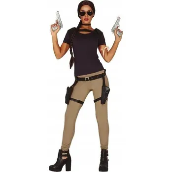 Kostým Lara Croft Tomb Raider Dobrodružka Komandoska