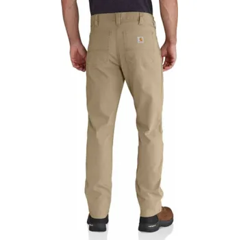 Pánská móda Carhartt Kalhoty Carhartt Rigby Straight Fit Khaki