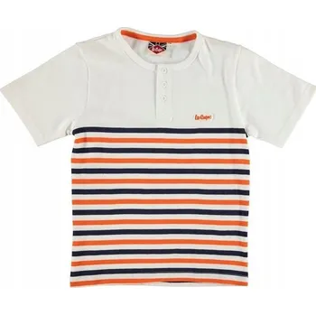 Chlapecké tričko LEE COOPER chlapecké tričko/košile s krátkým rukávem v pruzích, velikost 134/140