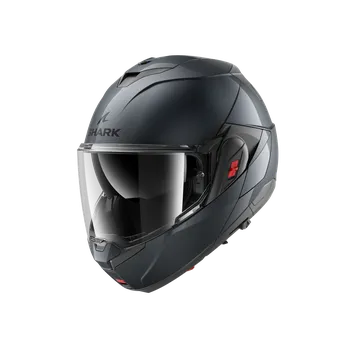 Helma na motorku Výklopná motocyklová přilba Shark OXO BLANK šedá Velikost: XL