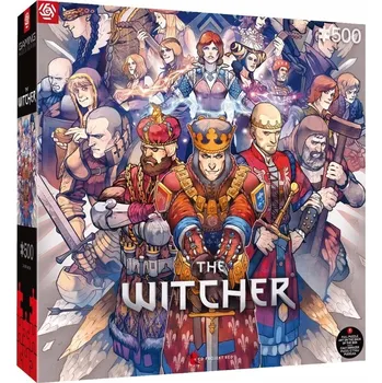Puzzle GOOD LOOT GAMING PUZZLE Zaklínač (The Witcher) Severní Království 500 dílků