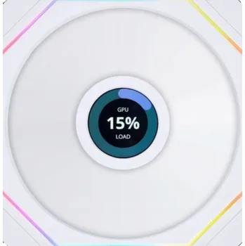 Počítač Lian Li UNI FAN TL LCD Wireless Lfter, ARGB, PWM - 140 mm, wei