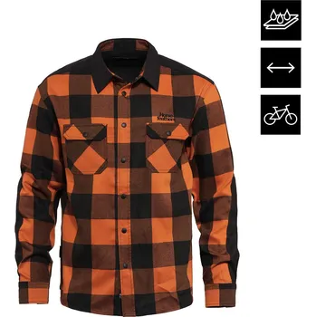 Pánská košile Technická bike košile Prom - burnt orange velikost L