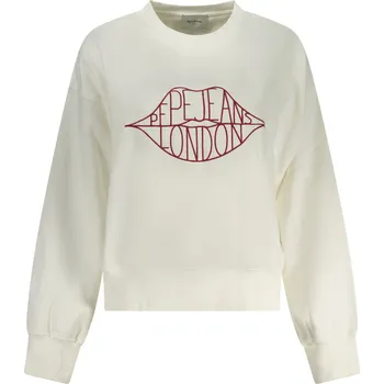 Dámská móda Pepe Jeans PL5800042BERNIS Dámská mikina bílá S