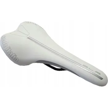 Sedlo na kolo Selle Italia SLR Manganese bílé sedlo, 205 g