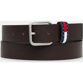 Opasek Kožený pásek Tommy Jeans AM0AM13688 hnědá 89X, vel. 100