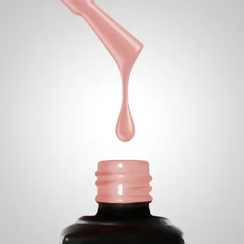 Lak na nehty Slowianka Fiber Brown Cover gel modelovací stavební gel s jednoduchým vyrovnáním, 10g