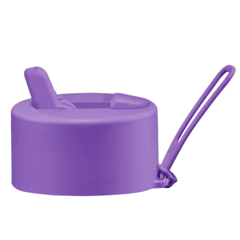 Náhradní díl pro kávovar ZÁNOVNÍ - Frank Green Flip Straw Lid - náhradní víčko s řemínkem - cosmic purple