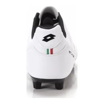 Pánská sportovní obuv Lotto Boty Stadio 705 FG Unisex Celobílé/Celo Černé/Světle Platinové 7.5 41.0