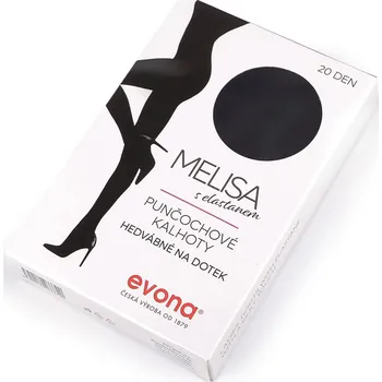 Deštník Dámské punčocháče hedvábné na dotek Melisa 20den černá 1 ks