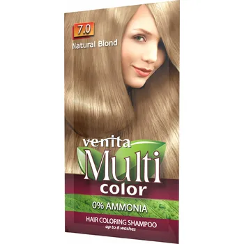 Barva na vlasy Venita Multi Color 7 Přírodní Blond Šampon.
