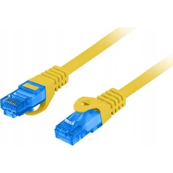 Síťový kabel Patchcord Lanberg S/FTP kat.6A 1m LSZH CCA fluke passed žlutý
