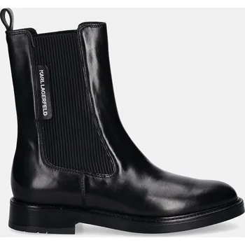 Dámská zimní obuv Kožené kotníkové boty Karl Lagerfeld BLAKE KL41460.000 černá 99X, EUR 39