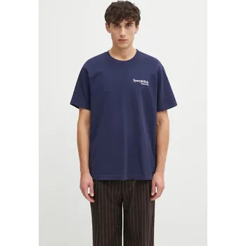 Dámské tričko Bavlněné tričko Sporty & Rich Play Tennis, XL, námořnická modř, 59X