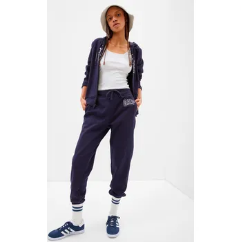 Dámské tepláky Gap LOGO JOGGER SWEATPANTS vel. XXL NAVY UNIFORM (tmavě modrá)