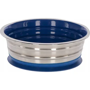 Miska pro psa Jedna kovová miska stříbrná 0,95 l