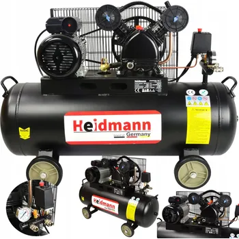 Kompresor Olejový kompresor Heidmann 100L, 100 litrů, 8 bar