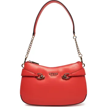 Kabelka Guess Jeans červená polyuretanová kabelka