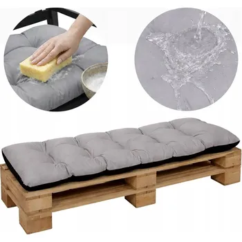 Polštář Polštář Superkissen24 180 x 50 x 8 šedý