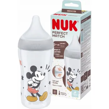 Kojenecká láhev NUK LÁHEV PP 260ML SIL MIKI M PM 10742036 1/6