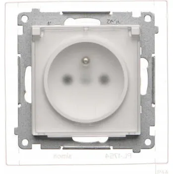 Elektrická zásuvka Hermetický Elektrická Zásuvka Kontakt-simon white