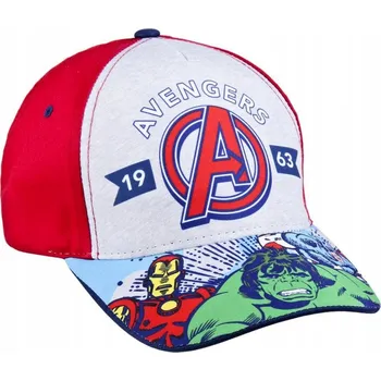 Pokrývka hlavy Kšiltovka Dětská 53 cm 4-8 Let Nastavitelná Baseballová Marvel