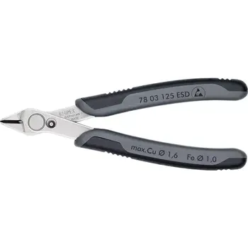 Ruční nářadí Knipex Electronic Super Knips 78 03 125 ESD Boční štípací kleště ESD 125mm (78 03 125 ESD)