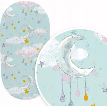 Prostěradlo PROSTĚRADLO DO KORBIČKY KOČÁRKU KOLÉBKY 38x80 cm BAVLNA 100% POLSKÝ VÝROBEK