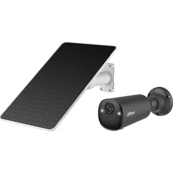 IP kamera DAHUA IP kamera KIT/BF4CA-0210B/ bullet/ Wi-Fi/ 4Mpix/ obj. 2,1mm/ H.265/ krytí IP66/ IR až 20m + 8W solár panel (černý)