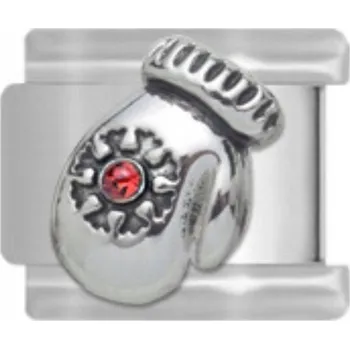 Přívěsek Přívěsek modul LINK MAYBEME Zimní rukavice stříbrná