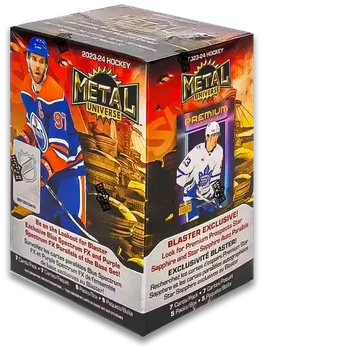 Karetní hra Upper Deck NHL 2023-24 Skybox Metal Universe Hockey Blaster Box