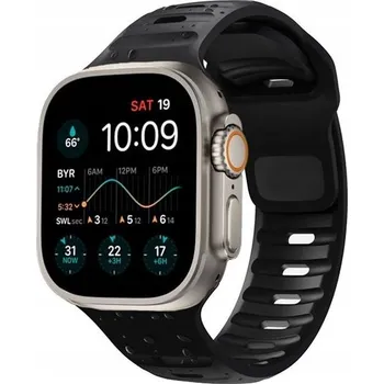 Řemínek na hodinky Řemínek o-clock pro Apple, černý