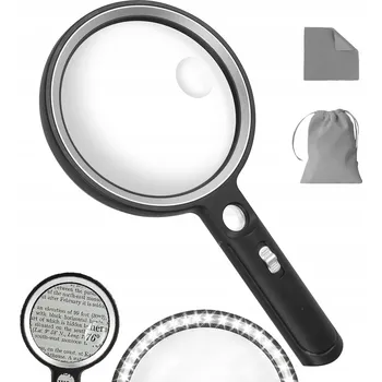 Lupa KLASICKÁ LUPA SE SKLO ZVĚTŠUJÍCÍ ČOČKA