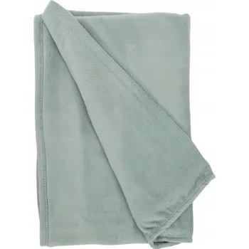 deka PLYŠOVÁ DEKA POLYESTER 180 X 220 CM BÉŽOVÁ MĚKKÁ