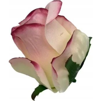 umělá květina Růžový květ 8 cm, růžová krémová