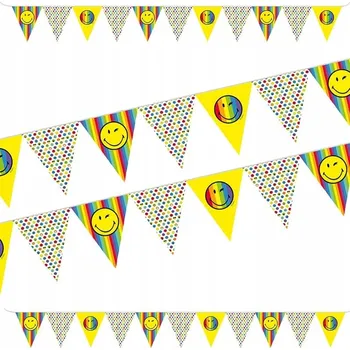 Girlanda vlaječek Smiley 330x15cm