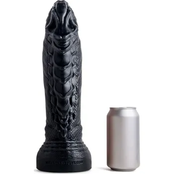 Dildo Mr. Hankey’s Toys Dragon XL, prémiové silikonové dildo s Vac-U-Lock 34,5 x 7,8–9,7 cm