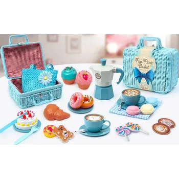 Obraz PIKNIKOVÝ KOŠ S HRAČKAMI A PŘÍSLUŠENSTVÍM PRO DĚTI 3+