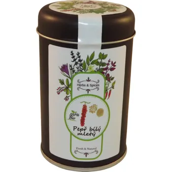 Koření Pepř bílý mletý BIO 70 g LES FRUITS DU PARADIS