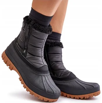 Dámská zimní obuv Dámské sněhule zateplené černé Lee Cooper 2866L velikost 39