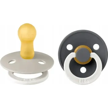 dudlíky Kulatý gumový Dudlík Bibs 0 +