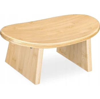 Zahradní lavice C355 Navaris Bambusová stolička na meditaci – pohodlná lavice