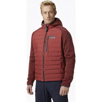 Pánská větrovka Pánská jachtařská bunda Helly Hansen Arctic Ocean Hybrid Insulator, barva oxblood, velikost S