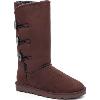 Dámská zimní obuv Kozačky ISLAND BOOT Dunkelbraun 7455676 39