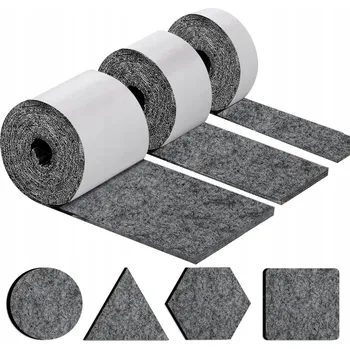 Podložka pod nábytek PODKŁADKI FILCOWE POD MEBLE SAMOPRZYLEPNE POD STŮL ŽIDLE PÁSKA NA MÍRU