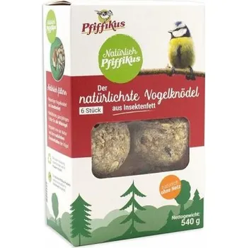 Pro ptáka Lojové koule s hmyzím tukem - 6ks Pfiffikus