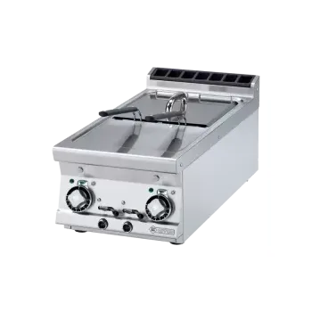 fritéza RM GASTRO Fritéza elektrická dvojitá 0,75 kW/l, 8+8 l bez podestavby 400 V | RM - F2/8T-74ET