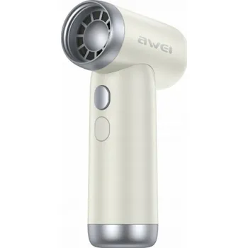 Domácí ventilátor Awei F40 3-v-1 3300mAh multifunkční ventilátor bílý