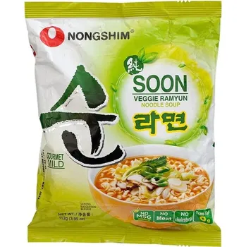 Instantní polévka vege ramen Soon Veggie Ramyun jemná Nongshim 112g