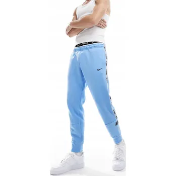 Nike pánské tepláky jogger Repeat Logo HV3994-447 modré M